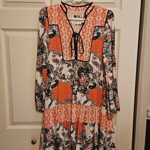 By Anthropologie Mini Swing Dress Size XS